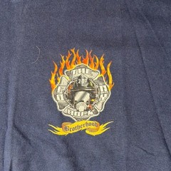 Gildan FDNY Collectible Navy Blue T-Shirt Mens Large