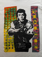 Vintage 1990 Paul McCartney World Tour Friends of the Earth T-Shirt