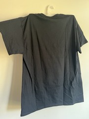 Adventure Time Black Graphic T-Shirt Size Large Short Sleeve Cartoon Network NEW