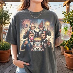 USA 250th Birthday Shirt Patriotic Sestercentennial July 4th Gift Tee