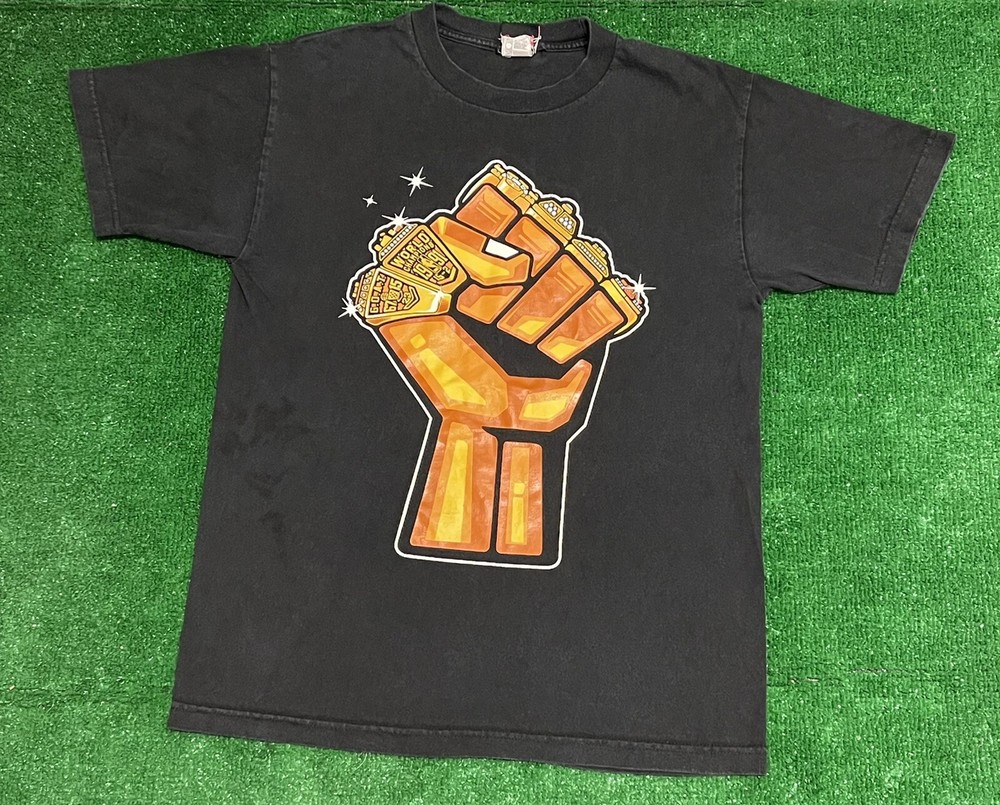 Men’s Chicago Bulls 6 Championship Rings Jordan #23 Black T-Shirt Adult Size M
