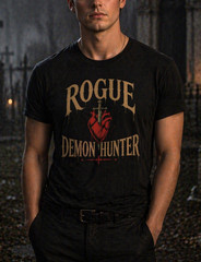 Rogue Demon Hunter T-Shirt ✩ Buffy Vampire Slayer ✩ Angel The Series Wesley Tee!