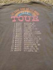 Old Navy Pink Floyd Dark Side Of The Moon Concert Tour T Shirt Mens Small Gray