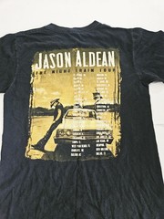 Vintage Lot Of 7 T-shirts Various Sizes And Brands, Nascar, Jason Adlean, NCAA