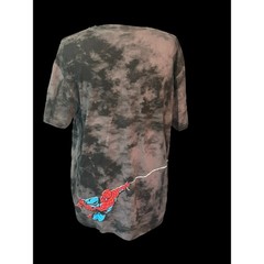 Spider-Man: Across The Spider-Verse MARVEL Black Tide Dye T-Shirt Men’s Medium