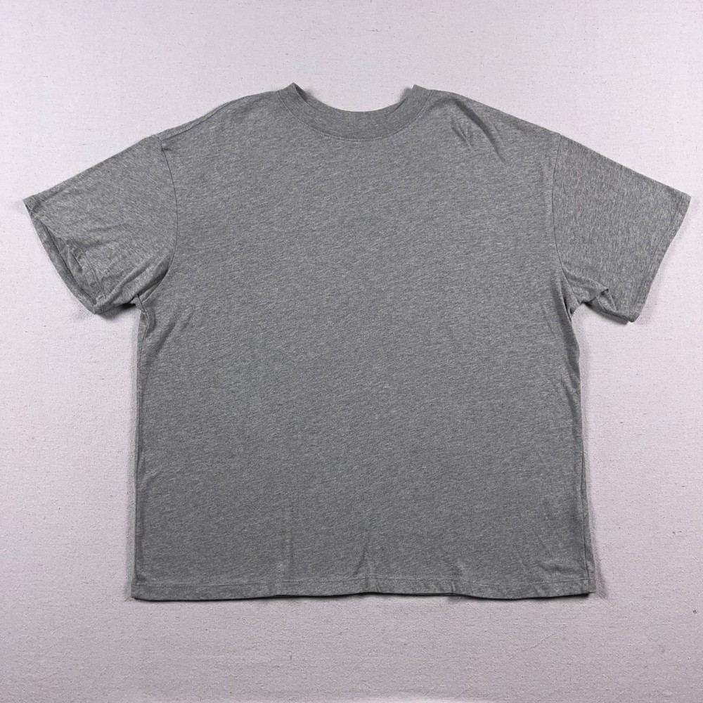 Essentials Fear Of God T Shirt Mens Medium Heather Gray Cotton Rayon Poly Blend