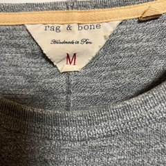Rag & Bone Unisex T-Shirt Size M Gray Short Sleeve U-Neck