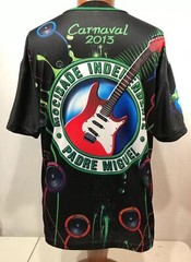 Rock Carnival in Rio Brazil Samba Bicycle Shirt Eu Vou de Mocidade Carnaval XL