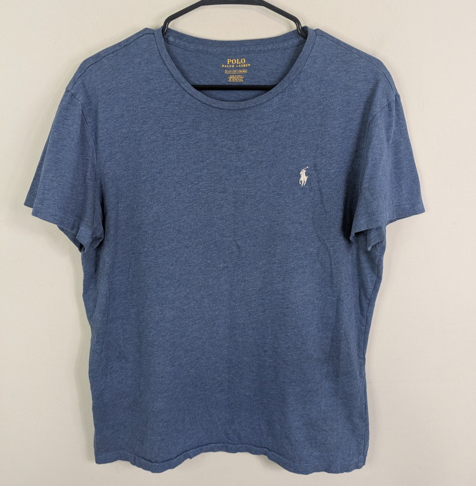 Polo Ralph Lauren T-shirt Men’s Small Blue Short Sleeve Stretch Casual Preppy