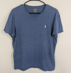 Polo Ralph Lauren T-shirt Men’s Small Blue Short Sleeve Stretch Casual Preppy