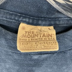 Nature Shirt Mens Large Bald Eagle Winter Scene Washed Blue The Mountain