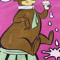 Hanna Barbera Collection Graphic T Shirt Mens X-Small Yogi Bear Chillin 90s Y2K