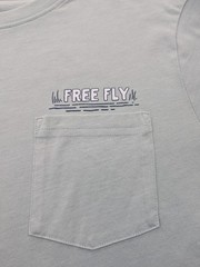 New Free Fly Lazy Tides Pocket Tee Mens Size Medium TShirt Green