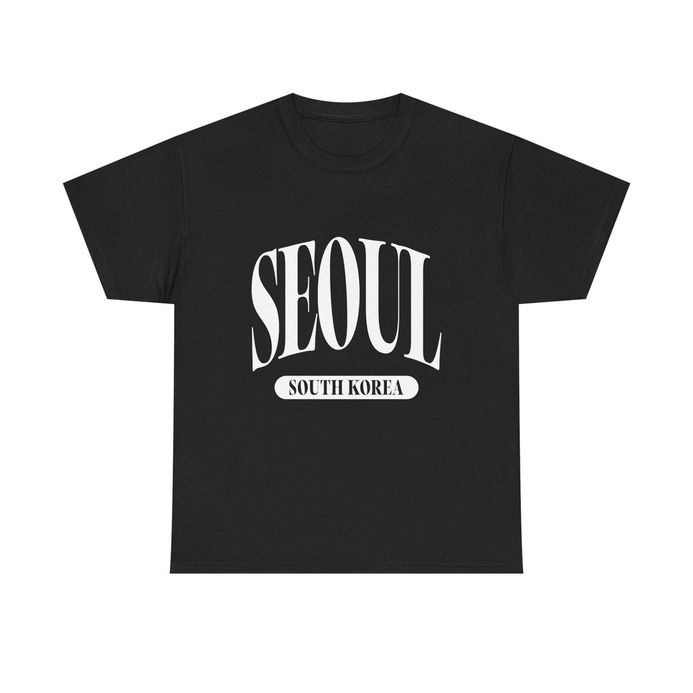 Seoul South Korea vintage city souvenir classic tee travel