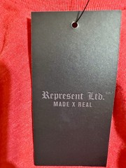 Represent T Shirt Signature Poly Cotton Blend Large