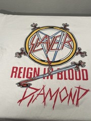 Rare Slayer Diamond Supply Co Reign In Blood Collab Long Sleeve T-Shirt Size L