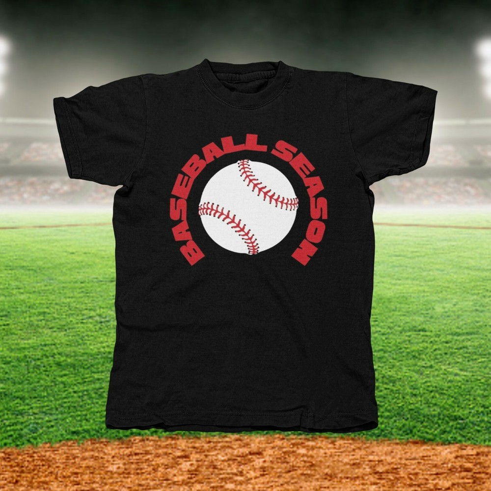 Men & Womans Baseball Season T shirt Funny Baseball Cool Novelty Tees Humor