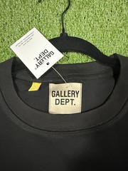 Gallery Dept. Black Crew Neck Short Sleeve Graphic Logo T-Shirt, Men’s M