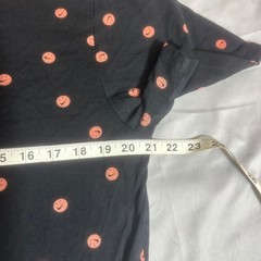 Nike Smiley Face All Over Print T Shirt Black AOP Logo Streetwear Mens Large