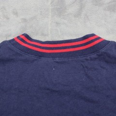 Weekends Shirt Mens M Blue Three Stripe Short Sleeve Crew Neck Casual Top