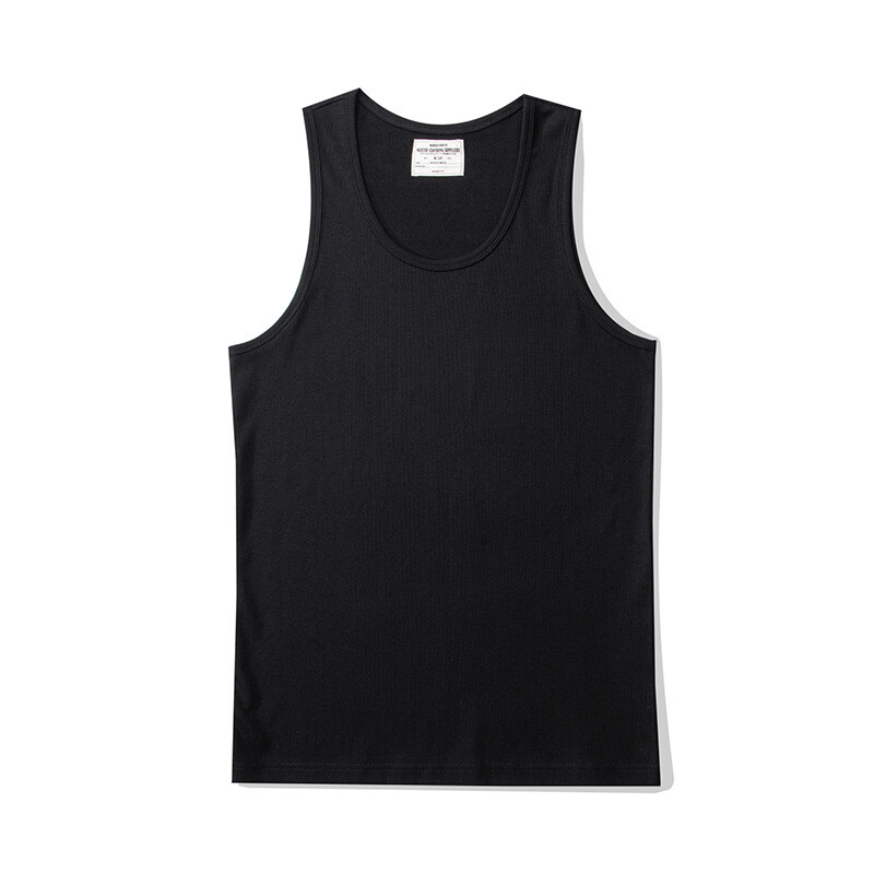 Hot Mens 230G Printed Tank Top T-Shirt Sleeveless Backed Sweatshirt Basic Shirt