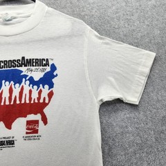Vintage Hands Across America Shirt Mens Large 1986 Charity Africa USA 80s Tee