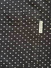 Peter Werth London Men’s Bridger Tee Black Polka Dots XL