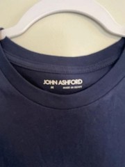 John Ashford men’s m blue short sleeve top NWT