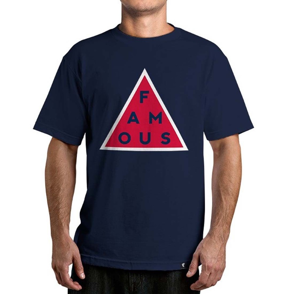 Famous Stars And Straps BLACK MASS Men’s Short Sleeve T-Shirt Navy-Red S