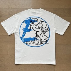 Mixed Emotion Cartoon Trendy Loose-Tee Shirt