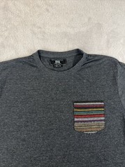 Beautiful Giant mens gray short sleeve pocket tshirt size medium