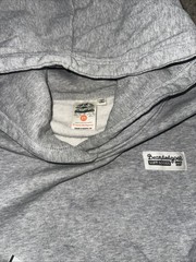 beardedgoat Soft Goods Grey Heavyweight Fleece Hoodie Size Medium