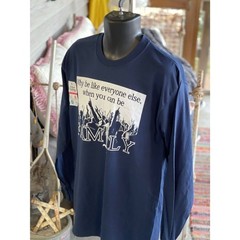 Gildan Ultra Cotton T-Shirt Blue Stunnas Motorsports Club Sz Lg MC Club Biker