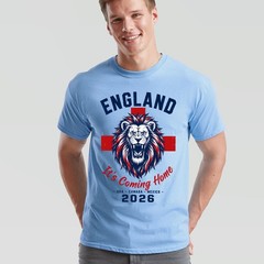 England White Unisex Football T Shirt 2026 Soccer Fan Mens Womens Tee