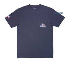 NWT Vineyard Vines Men SS Pocket Crew Neck Tee T-Shirt “AMERICAN SPORTFISHER”