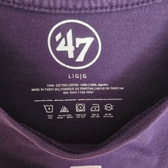 47 Shirt Large Phoenix Suns Purple T-Shirt Pre-owned Some Faded Areas In Photos