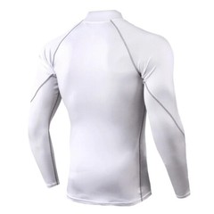 Men Sport T-shirt Quick Dry Bodybuilding Running Long Sleeve Compression Top Gym