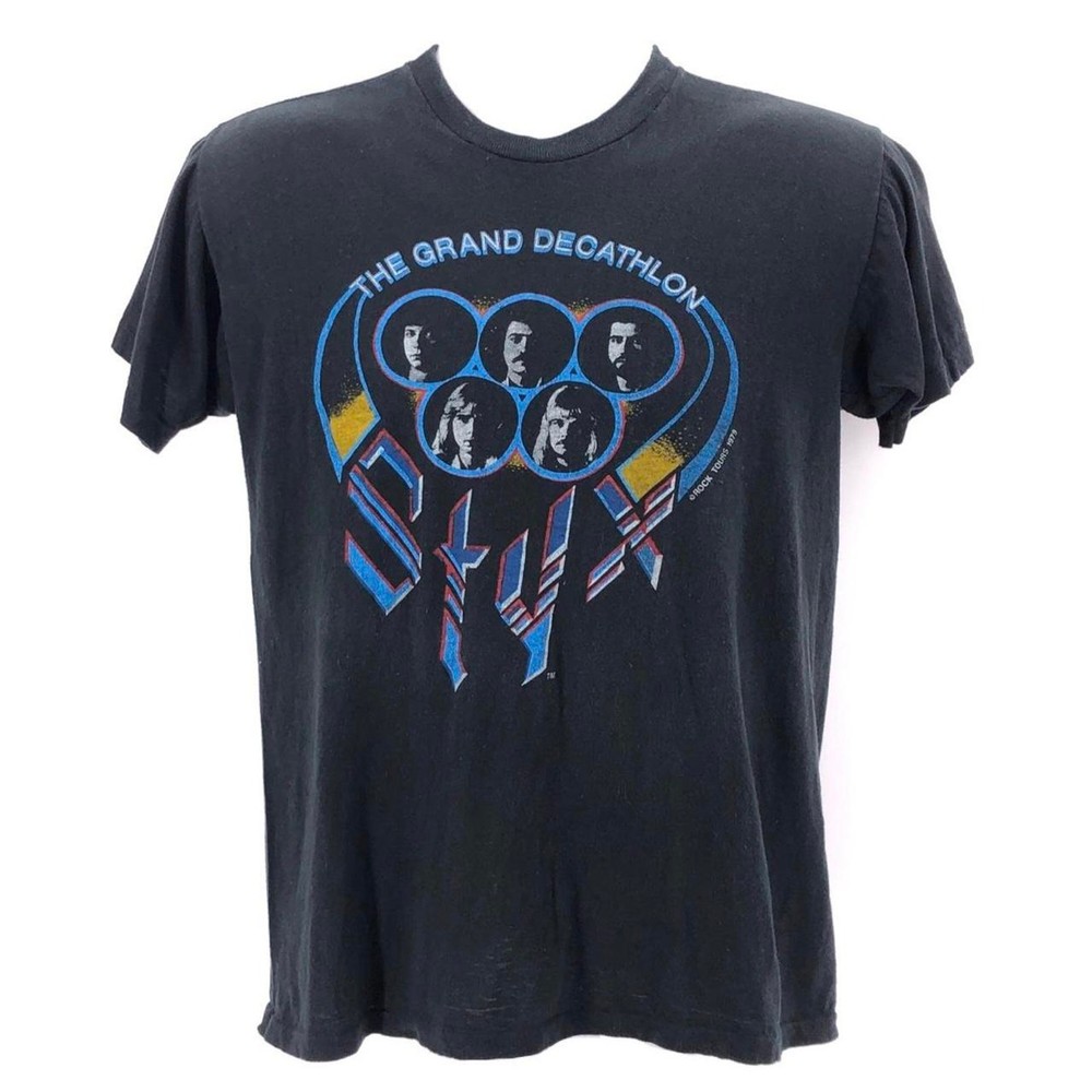 Styx 1979 The Grand Decathlon North American Tour tshirt 70s 1970s vintage
