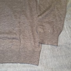 Athletic Fit Knitted Polo Shirt In Neutral-Large -Brand- Tailored Athlete