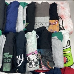 Wholesale Lot of 29 Cartoon/Anime Grahpic Long/Short Sleeve Shirts Sizes in Desc