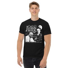 Carl Jung Inspired Abstract Psychedelic Psychology Quote T-Shirt