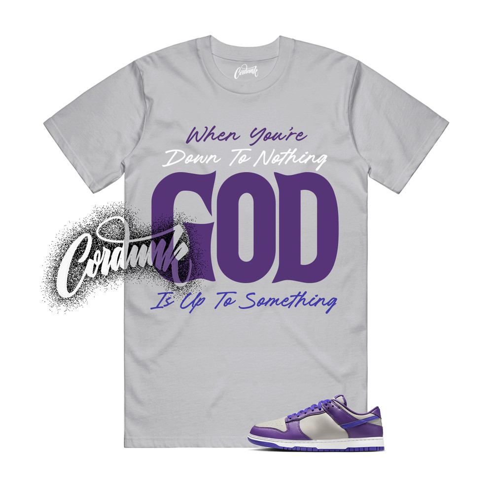 Dunk Persian Violet College Grey Wild Grape Low T Shirt Match UTS