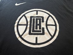 NIKE TEE SHIR (SLEEVELESS) FOR MEN. ( BLACK / WHITE ) SIZE – XXL. L.A.CLIPPERS.