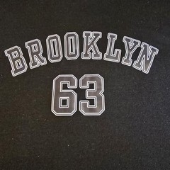 Brooklyn 63 Graphic On Black Dri-fit Tshirt Soft Cozy Material 5xl