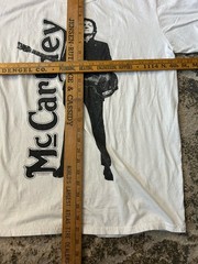 Paul McCartney 2011 On The Run Tour Shirt Large White Double Sided Concert