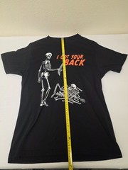 Way to Celebrate Halloween Mens Medium Black T-Shirt Skeleton Funny Graphic M