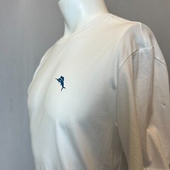 Tommy Bahama Shirt Mens Extra Large 2XL White Short Sleeve Beach Chair Reflect