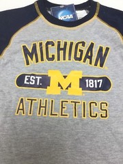 Outerstuff Youth Kids NCAA Michigan Athletics Graphic Short Sleeve Tee T Shirt