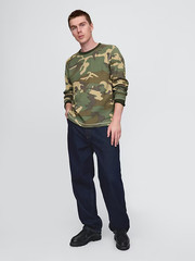 NWT – GAP Men’s Camouflage Heavyweight Thermal Long Sleeve T-Shirt Sz M – $44