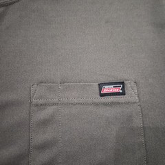 Dickies Genuine Green Men’s Long Sleeve Crew Neck Pocket T-Shirt 2XL